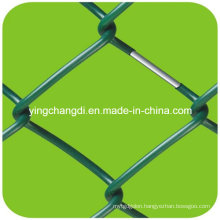 Diamond Mesh Chain Link Fence, Galvanized Chain Link Fence